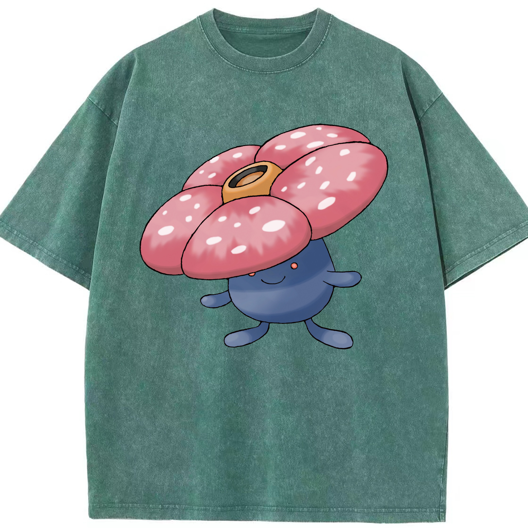 （画像用） ポケットモンスター Pokémon 綿100% ヴィンテージ風 半袖Tシャツ（フロントプリント）